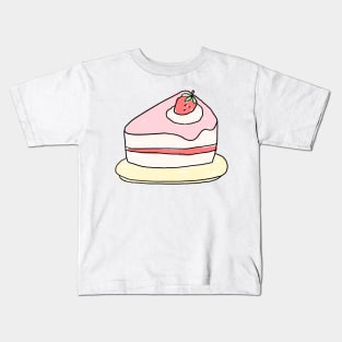 I am here for the cake Kids T-Shirt